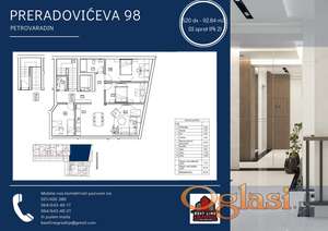 S20 - 92.84 m2 - TROIPOSOBAN DUPLEX U IZGRADNJI! PRERADOVIĆEVA 98 - PETROVARADIN, NOVI SAD!